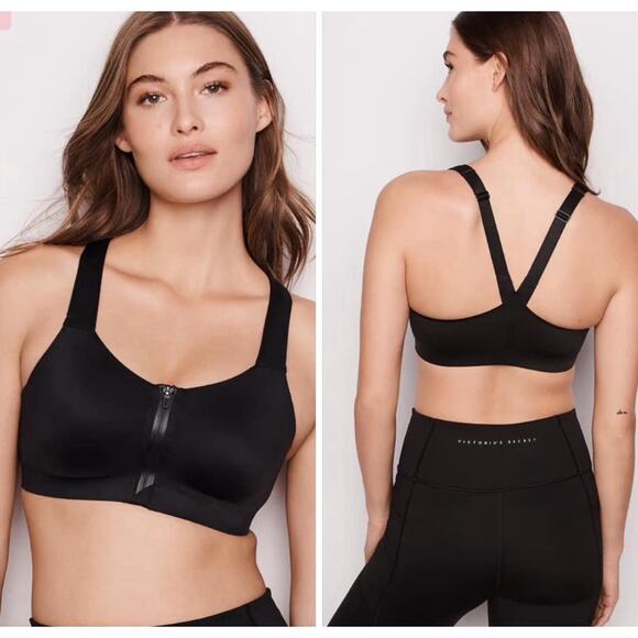 Victoria Sport Incredible Knockout Ultra Max Bra Black Racerback Underwire 32DD - Picture 1 of 10